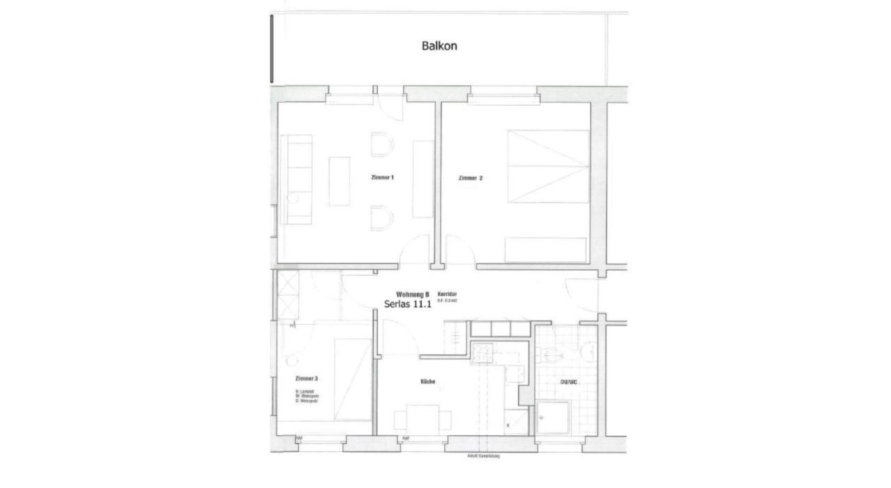 70M2 Mit Seeblick, Balkon, Serlas, Parkplatz - S11,1 St Moritz Exterior foto